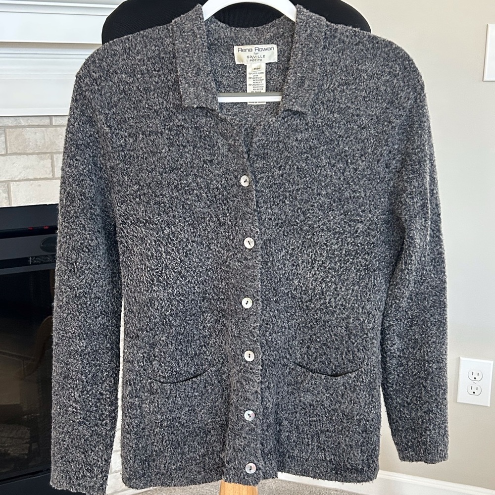 Rena Rowan Women's Charcoal Cardigan